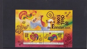 CHRISTMAS IS 2005 Year of the ROOSTER MINISHEET MNH. - Picture 1 of 1