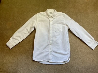 EUC Gap Kids 12 XL Boys White Organic Cotton Oxford Dress Shirt $35 - Image 1 of 4