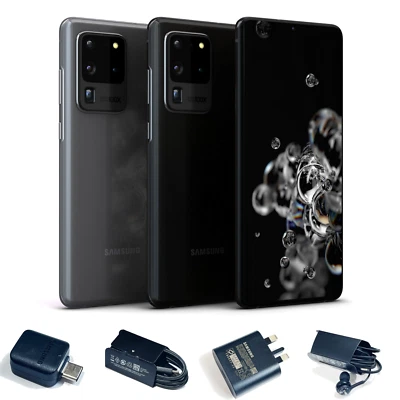 New Samsung Galaxy S20 Ultra S20U 5G 128GB 256G SmartPhone Unlocked Dual SIM
