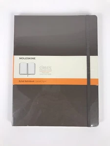 Moleskine Classic Collection Large Size Gray Ruled Notebook - Picture 1 of 5