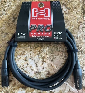 REAN Hosa Technology PRO Series Microphone Cable HMIC 010, 10ft - Picture 1 of 2