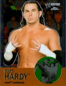 Tarjeta de lucha libre Topps Heritage II 2007 cromada WWE #36 Matt Hardy - Imagen 1 de 2