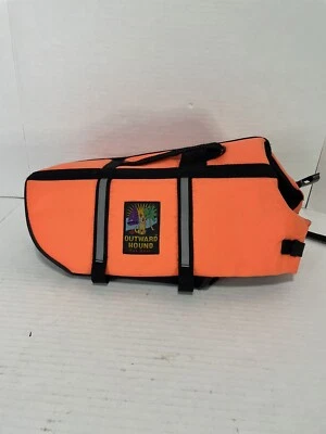 Outward Hound Pet Gear Life Jacket, Orange, Medium Adjustable - Image 1 of 4