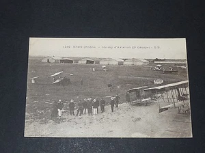 CPA 1914 AVIATION BIPLAN AVIATEUR BRON AEROPLANE PIONNIERS DE L'AIR - Imagen 1 de 2