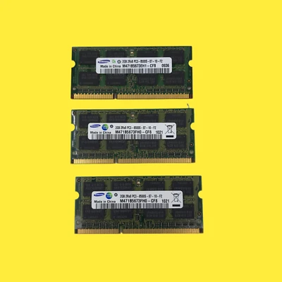 Lote de 3 Samsung 2GB 2Rx8 PC3 8500S- 07-10 -F2 #03 Z64/103 Foto 1 de 4