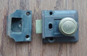 Antique Sargent Surface Latch and Mortice Capture - Picture 1 of 2