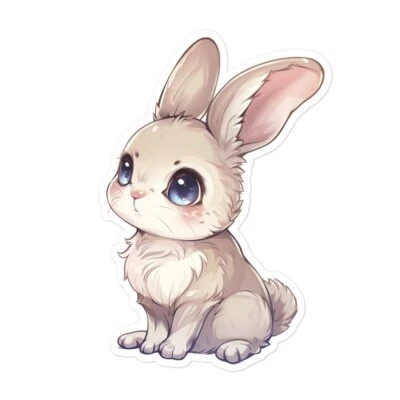 World of Wilds - Bunny Rabbit 2 - Slappin' Sticker - Image 1 of 4