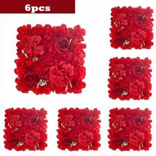 Artificial Flowers Backdrop Roses 6pcs Wedding Bridal Shower Outdoor Decorations