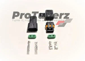 Delphi Metri-Pack 630 2-Conductor Connector w/10-12 AWG 46amp w/ cap Fuse Holder - Picture 1 of 6