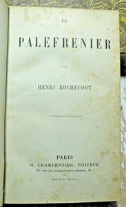 ROCHEFORT/LE PALEFRENIER/ED CHARPENTIER/VERS 1880/EO/COMMUNE/BAGNES/HUGO - Imagen 1 de 3