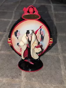 SELTENE Bradford Exchange Cruella De Vil legendäre Schurken Disney Figur & Teller - Bild 1 von 7