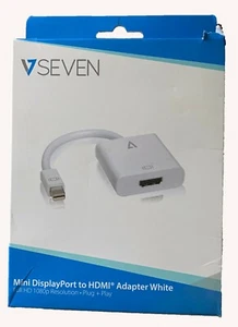 VSEVEN - DISPLAY PORT M AUF HDMI F - ADAPTER weiß. - Bild 1 von 2