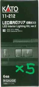 Lots of 5 Kato 11-212 LED Interior Lighting Kit 12 Set N Scale - Picture 1 of 2