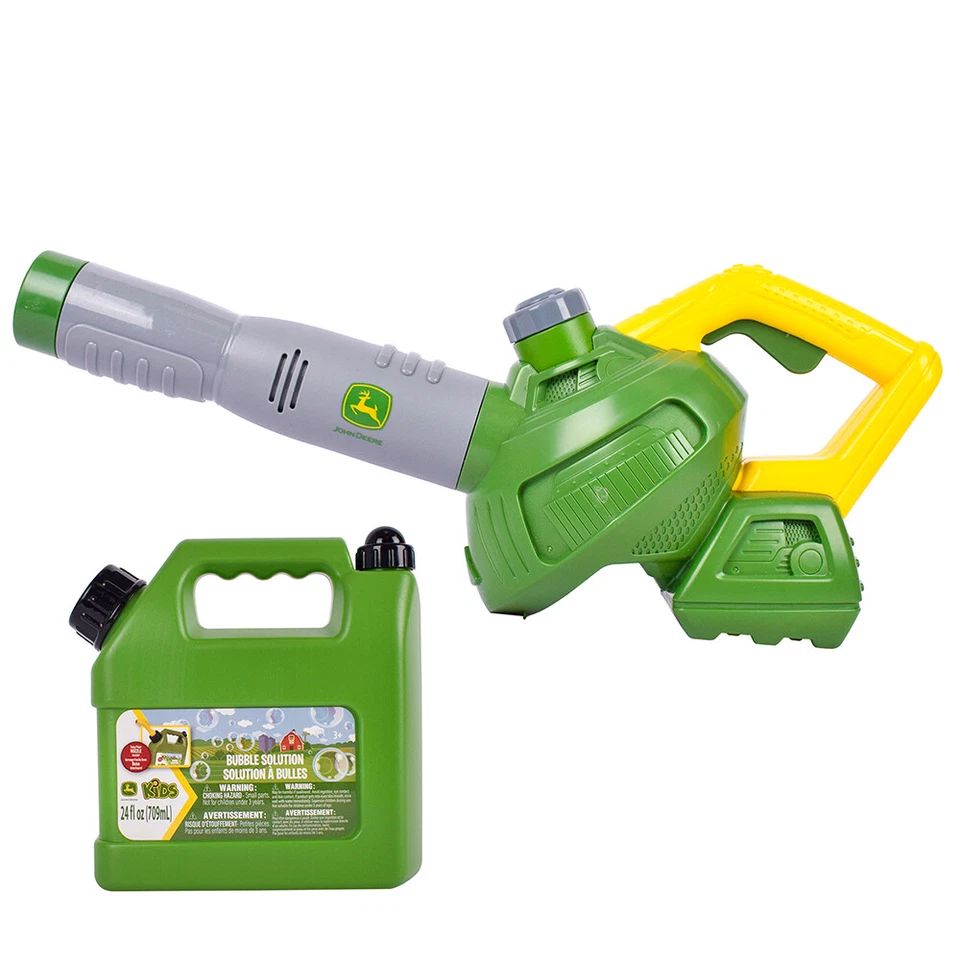 John Deere Bubble Leaf Blower & Bubble Refill Gas Can Kids Toy 700ml 3Y+ - image 1 of 2