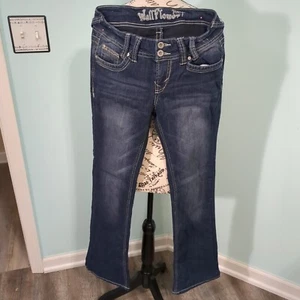 Vintage Wallflower Qualität Denim Jeans Gr. 3 dunkle Waschung - Bild 1 von 6