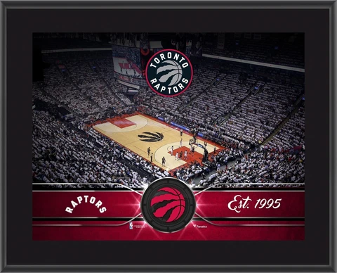 Toronto Raptors 10" x 13" Sublimated Team Stadium Plaque - Fanatics Cover