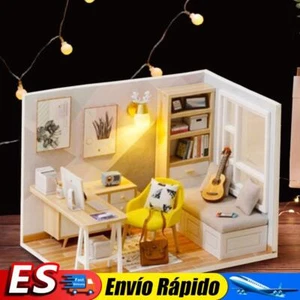 InnerSetting Kit de casa de mu?ecas de madera 3D de bricolaje manual de montaje - Imagen 1 de 12