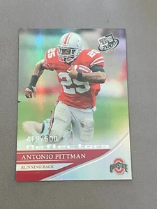 Antonio Pittman 2007 reflectores pase de prensa #12 radiocontrol 419/500 Ohio State Buckeyes - Imagen 1 de 2