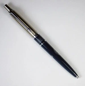 Vintage Parker Jotter Kugelschreiber: Marineblau Kunststoff & Stahl mit Kalender - Neu - Bild 1 von 3