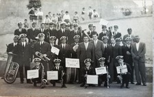 Toffia Rieti Banda musicale Fotocartolina rarissima