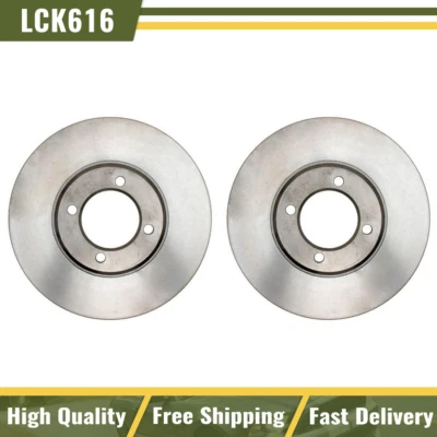 Front Disc Brake Rotors For 1971 1972 1973 1974 1975 Toyota Celica 2Pcs R-Line - Image 1 of 4