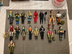 Lotto 17 figurine GIJoe Cobra vintage anni 80 ARAH 3,75” personalizzate au.ladre - Foto 1 di 11