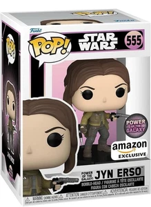 Funko Pop Vinyl 555 Star Wars Jyn Erso Power of the Galaxy Amazon Exclusive #3 - Picture 1 of 8