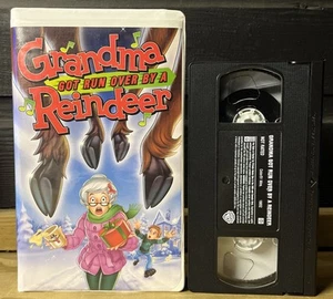 Grandma Got Run Over By A Reindeer VHS Warner Bros Animated Xmas - FREE SHIPPING - Picture 1 of 4