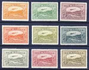 NEW GUINEA 1939 An Air Mail Part Set to 5/- From the Range SG 212 to SG 223 MINT - Picture 1 of 2
