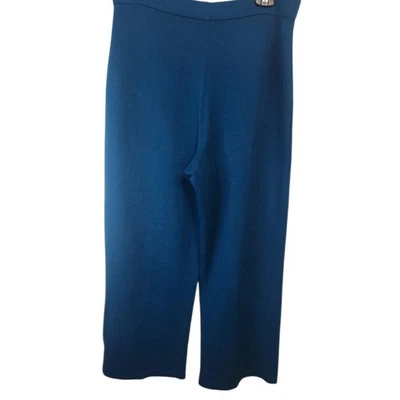 Pantalones de punto verde azulado de la colección St. John para mujer talla 12 Foto 1 de 4