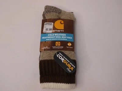 NEW Women's Carhartt Cold Weather Heavyweight Wool Boot Sock Size Medium - Image 1 of 4