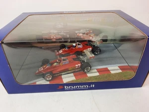 Brumm Ferrari 126 C2 #27 Villeneuve + #28 Pironi DUEL Imola 1982 1/43 AS28 - Foto 1 di 7