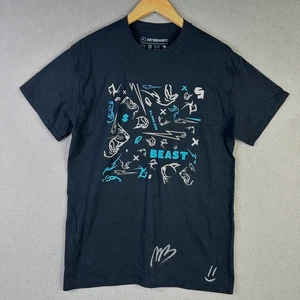 Mr Beast Signed Shirt 24-hour Livestream Tee Adult Shirt Medium - Picture 1 of 7