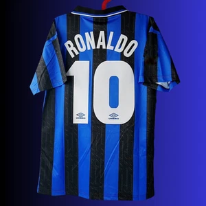Inter Trikot 1997-1998 | Ronaldo 10 | International | J.Zanetti 4 | FC InterMailand - Bild 1 von 4