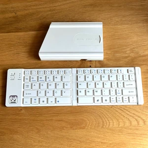 iWerkz Universal Folding Bluetooth Keyboard, White (44652WH) - Picture 1 of 16