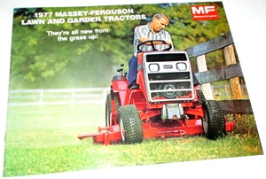 Massey Ferguson MF 85 1200 1450 1650 1655 Lawn Garden Tractor Sales Brochure 77' - Picture 1 of 3