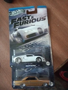 HOT WHEELS 2025 SILVER SERIES LOT OF 2 CARS 1966 CHEVY NOVA & BUGATTI... - Picture 1 of 3