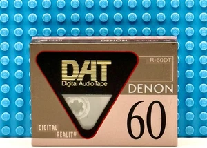 DAT  DENON  R-60DT    VS.  II   DIGITAL AUDIO TAPE (1)  (SEALED) - Picture 1 of 3