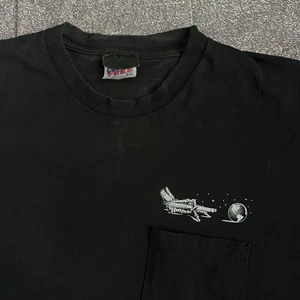 Men's Vintage 90's Dead Stroke 8 Ball Rose Billiards Pool Black T Shirt Sz 2XL - Picture 1 of 5