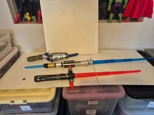 Star Wars Kylo Ren & Obi- Wan Light Saber, FX Lights & Sounds,Bladebuilders, 42' - Picture 1 of 6
