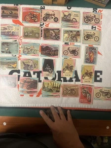 VTG 70's Street Chopper Hot Bike Trading Cards Lot Of 33: Harley BMW Yamaha - Picture 1 of 8