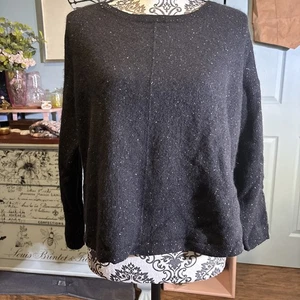 Lord & Taylor Kaschmir Pullover mit Rundhalsausschnitt In Schwarz. Gr. XL (H10) - Bild 1 von 7