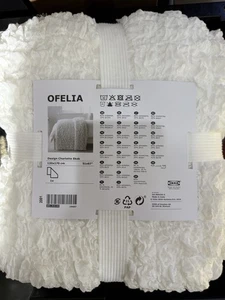 Coperta Ikea Ofelia 130 x 170 cm (51 x 67 pollici) bianca nuova - Foto 1 di 1