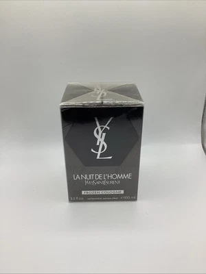 YSL LA NUIT DE L’HOMME SEALED FROZEN COLOGNE EDC 100ML/3.4OZ RARE - Image 1 of 4