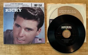 45 7" EP RICKY NELSON IF YOU CAN'T ROCK ME IMP 154 - Picture 1 of 2