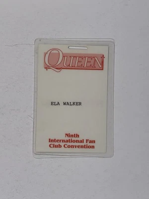 Queen Freddie Mercury Pass Original 9th International Fan Club Convention 1994 - Image 1 of 4