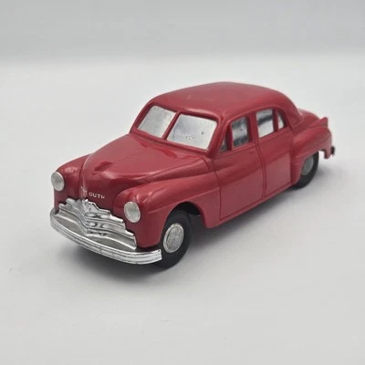 1949 Dealer Promotion RARE RED PLYMOUTH 1/25 SCALE PLASTIC WIND-UP - SEE VIDEO!! - Image 1 of 4