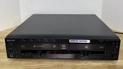 Sony RCD-W50C CD Recorder / 5-Disc CD Changer Combo – Tested & Working - Image 1 of 4