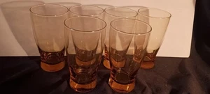 Libbey Bernstein Gold Glas Flach Becher 6er Set - Bild 1 von 3