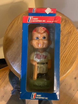 1988 Minnesota Twins Vintage Bobblehead TEI Twins Enterprise New in box Box - Image 1 of 4